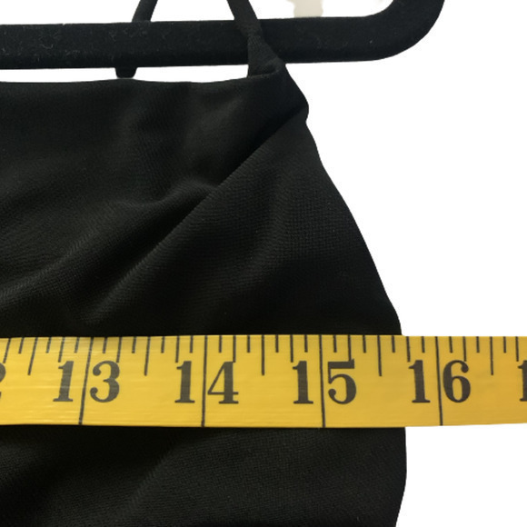 LAUNDRY x SHELLI SEGAL Black Spaghetti Strap Ruched Sheath Dress‎ - Picture 12 of 12